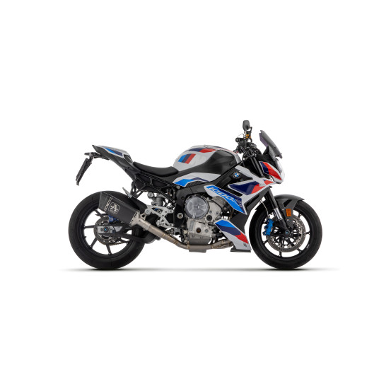 Silencieux Pista ARROW - titane dark - embout carbone - non homologué - BMW