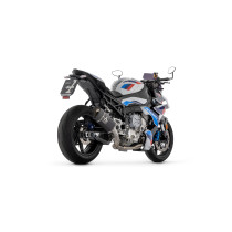 Silencieux Pista ARROW - titane dark - embout carbone - non homologué - BMW 2