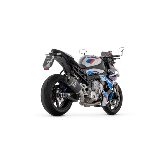 Silencieux Pista ARROW - titane dark - embout carbone - non homologué - BMW