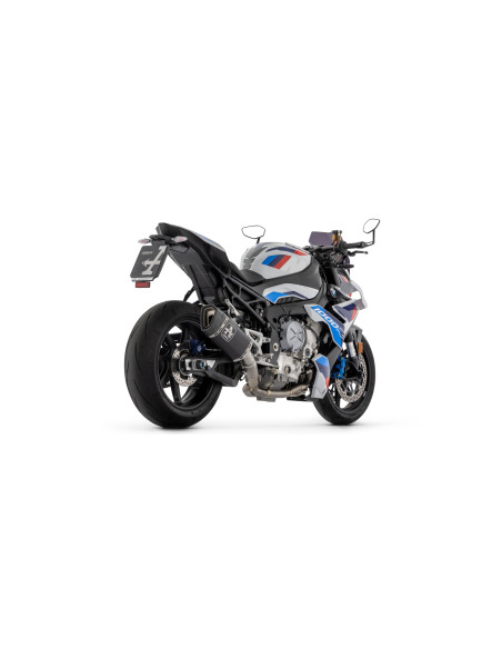 Silencieux Pista ARROW - titane dark - embout carbone - non homologué - BMW