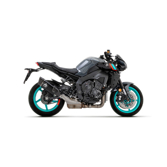 Silencieux Pista ARROW - titane dark - embout carbone - non homologué - YAMAHA MT-10 2022-2024