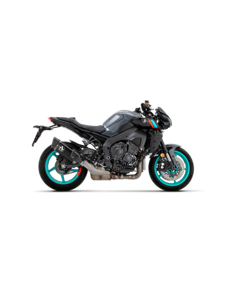 Silencieux Pista ARROW - titane dark - embout carbone - non homologué - YAMAHA MT-10 2022-2024