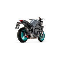 Silencieux Pista ARROW - titane dark - embout carbone - non homologué - YAMAHA MT-10 2022-2024 2