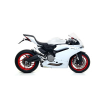 Paire de silencieux Works ARROW - titane - embout carbone - non homologué - DUCATI PANIGALE 959 2016-2019