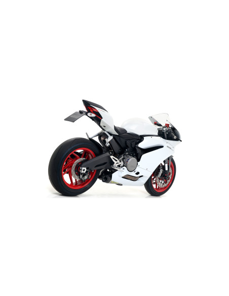 Paire de silencieux Works ARROW - titane - embout carbone - non homologué - DUCATI PANIGALE 959 2016-2019