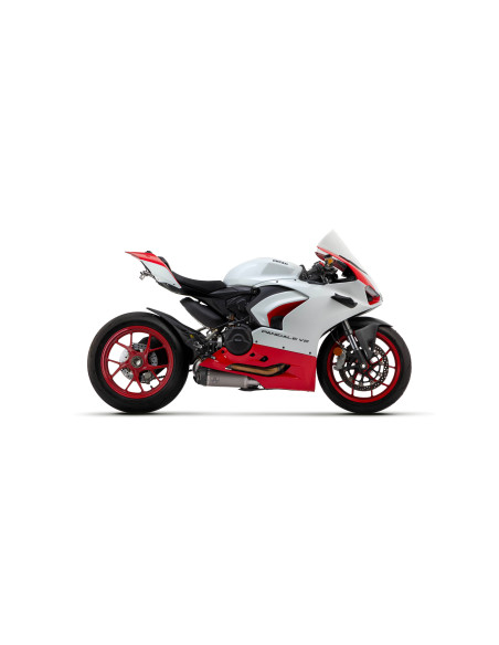 Paire de silencieux Works ARROW - titane - embout carbone - non homologué - DUCATI