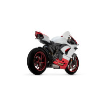 Paire de silencieux Works ARROW - titane - embout carbone - non homologué - DUCATI 2