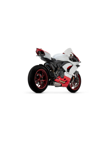Paire de silencieux Works ARROW - titane - embout carbone - non homologué - DUCATI