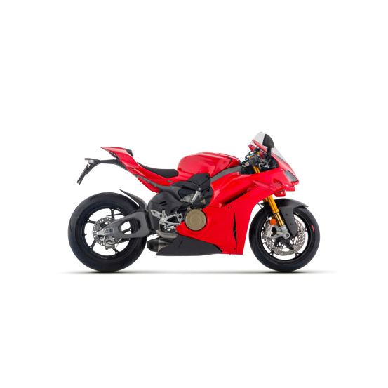 Silencieux Works avec raccords ARROW - titane - embout carbone - non homologué - DUCATI PANIGALE V4 - STREETFIGHTER V4 2025-2026