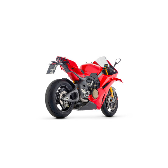 Silencieux Works avec raccords ARROW - titane - embout carbone - non homologué - DUCATI PANIGALE V4 - STREETFIGHTER V4 2025-2026
