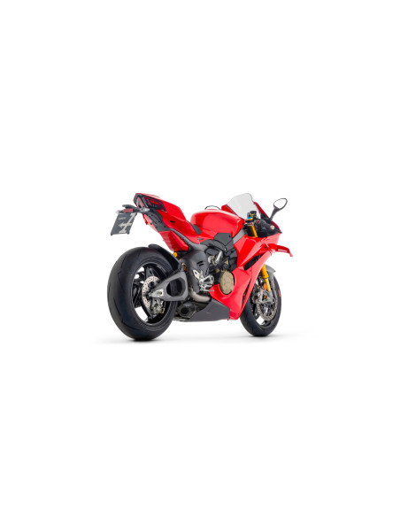 Silencieux Works avec raccords ARROW - titane - embout carbone - non homologué - DUCATI PANIGALE V4 - STREETFIGHTER V4 2025-2026
