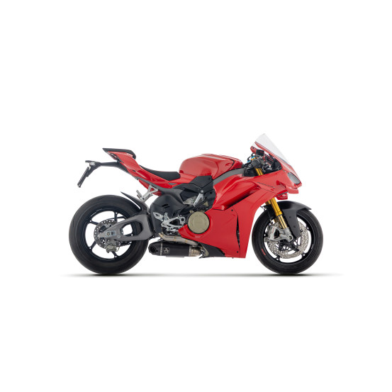 Silencieux Works avec raccords ARROW - titane - embout carbone - non homologué - DUCATI PANIGALE V4 - STREETFIGHTER V4 2025-2026