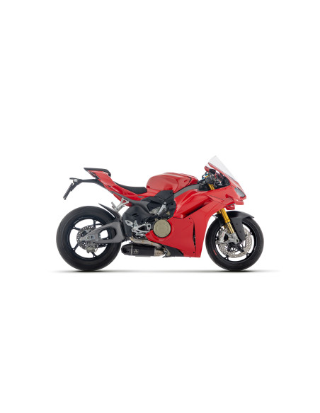 Silencieux Works avec raccords ARROW - titane - embout carbone - non homologué - DUCATI PANIGALE V4 - STREETFIGHTER V4 2025-2026