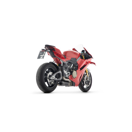 Silencieux Works avec raccords ARROW - titane - embout carbone - non homologué - DUCATI PANIGALE V4 - STREETFIGHTER V4 2025-2026