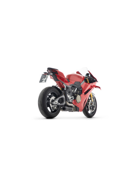Silencieux Works avec raccords ARROW - titane - embout carbone - non homologué - DUCATI PANIGALE V4 - STREETFIGHTER V4 2025-2026