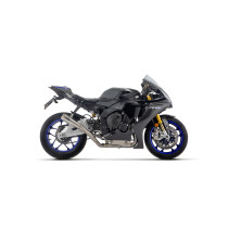 Kit intermédiaire racing ARROW - Silencieux Pro-Race + raccord diamètre 60mm - titane - non homologué - YAMAHA YZF R1 2017-2026 2