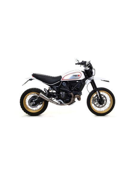 Silencieux Pro-Race ARROW - titane - non homologué - DUCATI SCRAMBLER 800 DESERT SLED 2017-2020