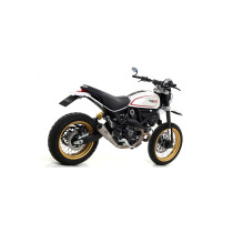 Silencieux Pro-Race ARROW - titane - non homologué - DUCATI SCRAMBLER 800 DESERT SLED 2017-2020 2