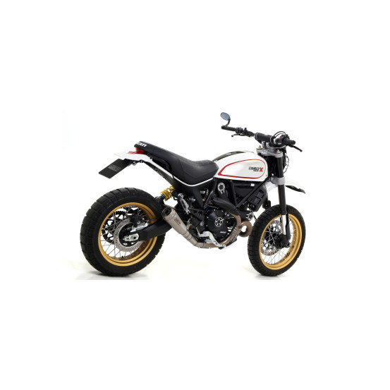 Silencieux Pro-Race ARROW - titane - non homologué - DUCATI SCRAMBLER 800 DESERT SLED 2017-2020