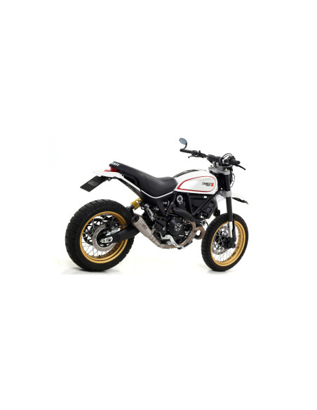 Silencieux Pro-Race ARROW - titane - non homologué - DUCATI SCRAMBLER 800 DESERT SLED 2017-2020