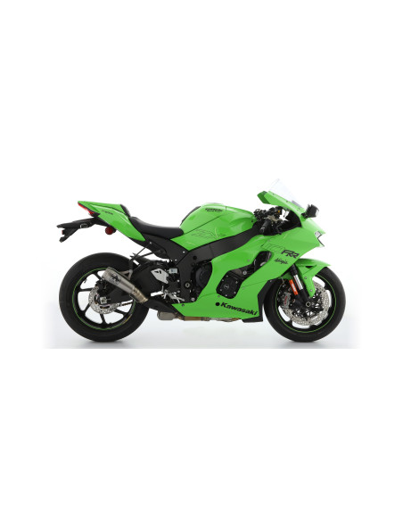 Kit intermédiaire racing ARROW - Silencieux Pro-Race + raccord - titane - non homologué - KAWASAKI