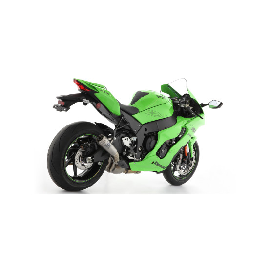 Kit intermédiaire racing ARROW - Silencieux Pro-Race embout avec grille - titane + raccord - non homologué - KAWASAKI