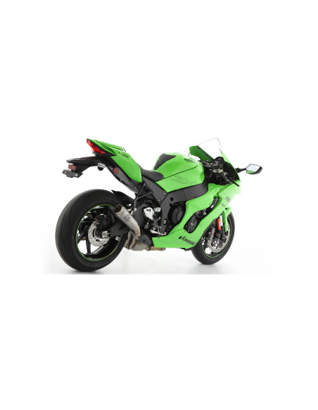 Kit intermédiaire racing ARROW - Silencieux Pro-Race embout avec grille - titane + raccord - non homologué - KAWASAKI