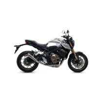 Silencieux Pro-Race ARROW - nichrome - non homologué - HONDA CB 650 R - CBR 650 R 2019-2023