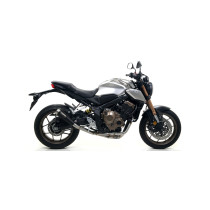 Silencieux Pro-Race ARROW - nichrome dark - non homologué - HONDA CB 650 R - CBR 650 R 2019-2023