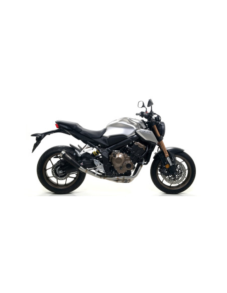 Silencieux Pro-Race ARROW - nichrome dark - non homologué - HONDA CB 650 R - CBR 650 R 2019-2023