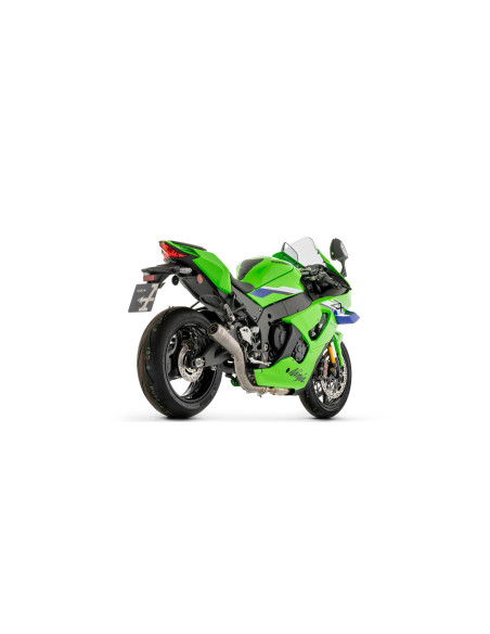 Kit intermédiaire racing ARROW - Silencieux Pro-Race embout avec grille - titane + raccord - non homologué - KAWASAKI