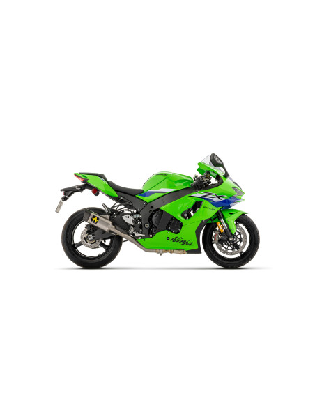 Kit intermédiaire racing ARROW - Silencieux Indy Race titane - embout carbone + raccord - non homologué - KAWASAKI