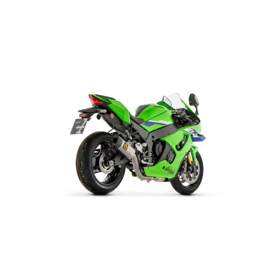 Kit intermédiaire racing ARROW - Silencieux Indy Race titane - embout carbone + raccord - non homologué - KAWASAKI