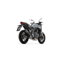 Silencieux Veloce ARROW - aluminium dark - embout carbone - homologué - HONDA CB 750 HORNET 2023-2026 2