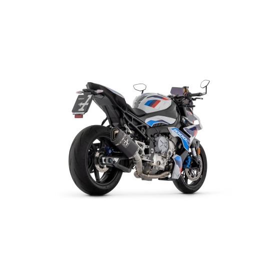 Silencieux Pista ARROW - titane dark - embout carbone - homologué - BMW