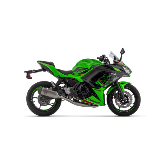 Silencieux Veloce ARROW - titane - embout carbone - homologué - KAWASAKI NINJA 650 - Z 650 2024-2026