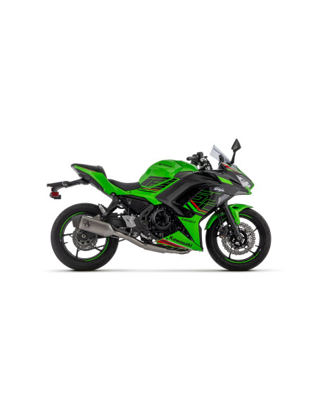 Silencieux Veloce ARROW - titane - embout carbone - homologué - KAWASAKI NINJA 650 - Z 650 2024-2026