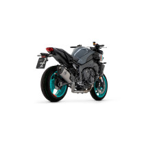 Silencieux Pista ARROW - titane - embout carbone - homologué - YAMAHA MT-10 2022-2024 2