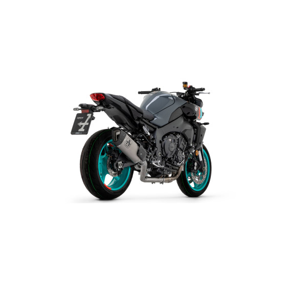 Silencieux Pista ARROW - titane - embout carbone - homologué - YAMAHA MT-10 2022-2024