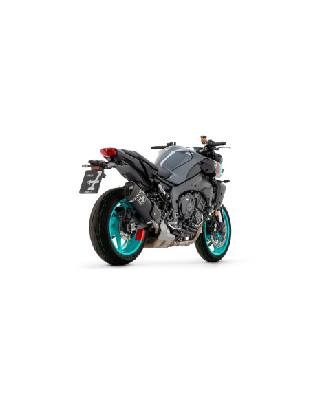 Silencieux Pista ARROW - titane dark - embout aluminium - homologué - YAMAHA MT-10 2022-2024