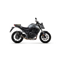 Silencieux Pista ARROW - titane dark - embout carbone - homologué - HONDA CB 750 HORNET 2023-2026