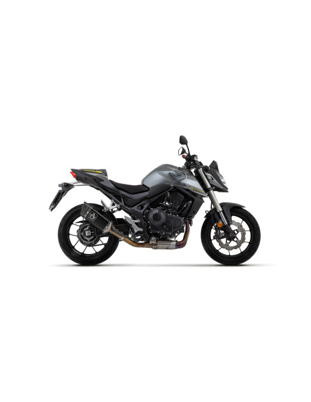 Silencieux Pista ARROW - titane dark - embout carbone - homologué - HONDA CB 750 HORNET 2023-2026