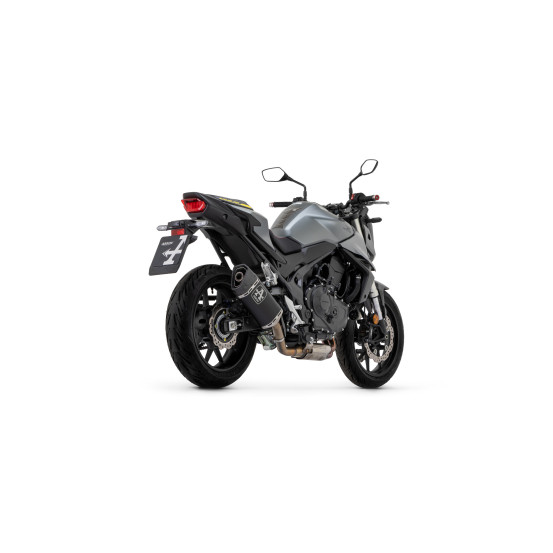 Silencieux Pista ARROW - titane dark - embout carbone - homologué - HONDA CB 750 HORNET 2023-2026