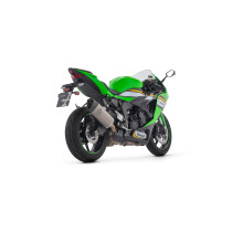 Silencieux Pista ARROW - titane - embout carbone - homologué - KAWASAKI ZX-6R 636 2024-2026 2