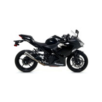 Silencieux GP2 ARROW - inox dark - embout inox - homologué - KAWASAKI NINJA 400 2018-2020 - Z 400 2019-2020