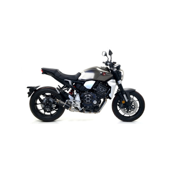 Silencieux GP2 ARROW - inox dark - embout inox - homologué - HONDA CB 1000 R 2018-2024