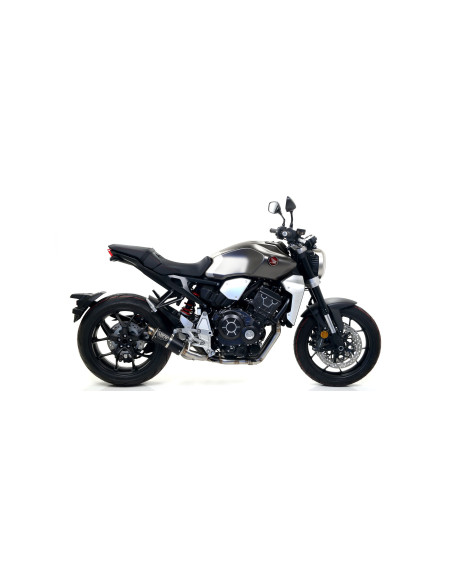 Silencieux GP2 ARROW - inox dark - embout inox - homologué - HONDA CB 1000 R 2018-2024