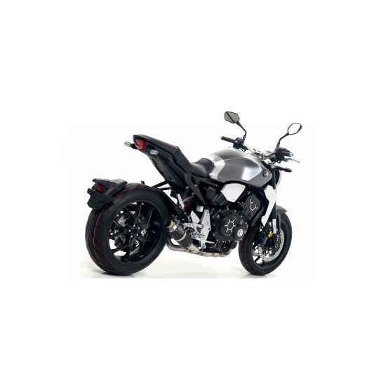 Silencieux GP2 ARROW - inox dark - embout inox - homologué - HONDA CB 1000 R 2018-2024