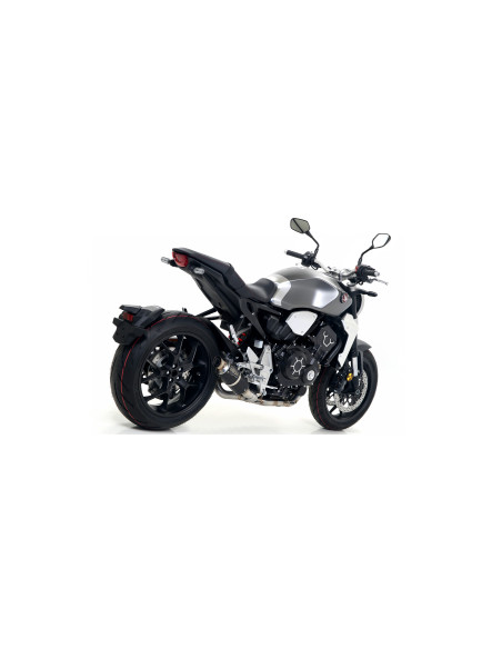Silencieux GP2 ARROW - inox dark - embout inox - homologué - HONDA CB 1000 R 2018-2024