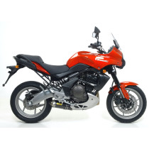 Silencieux Maxi Race-Tech ARROW - aluminium dark - embout inox - homologué - KAWASAKI